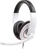 Gembird MHS-001-GW Over Ear headset Kabel Stereo Wit, Zwart Volumeregeling, Microfoon uitschakelbaar (mute) Computer