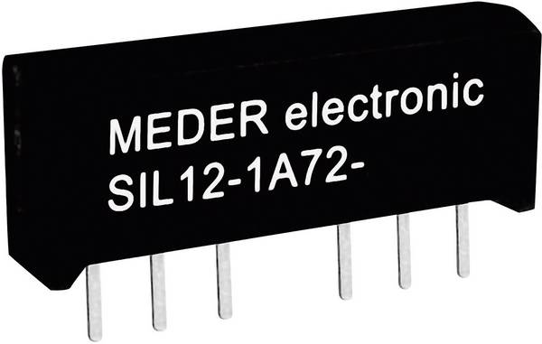 StandexMeder Electronics SIL12-1A72-71L Reedrelais 1x NO 12 V/DC 1 A 15 W SIL-4