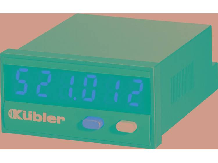Kübler CODIX 523 523 tijdteller met stopwatch-functie, 10 30 V-DC Inbouwmaten 45 x 22 mm