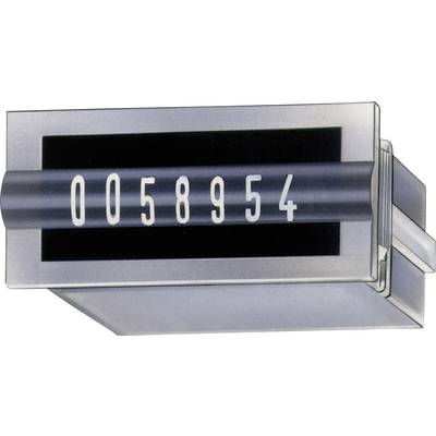 Teller met het nummer '0058954', vermoedelijk een mechanische teller op een meetapparaat of technische voorziening.