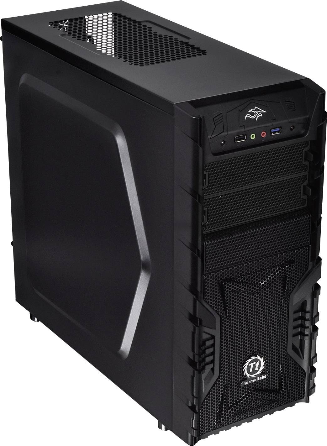 Miditower PCbehuizing Thermaltake Versa H23 Zwart Conrad.nl