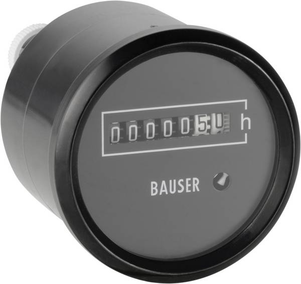 Bauser 588.2/008-021-0-1-001 588.2/008-021-0-1-001 DC-bedrijfsurenteller rond