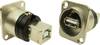 Cliff CP30110 CP30110 XLR-adapter USB-B naar USB A Adapter, inbouw 1 stuk(s)