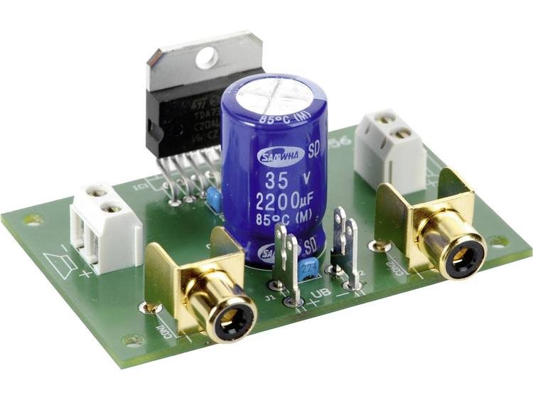 Conrad 2 X 35 W NF-versterker Bouwpakket 8 18 V-DC Frequentiebereik 20 Hz 20 kHz Uitgangsimpedantie 