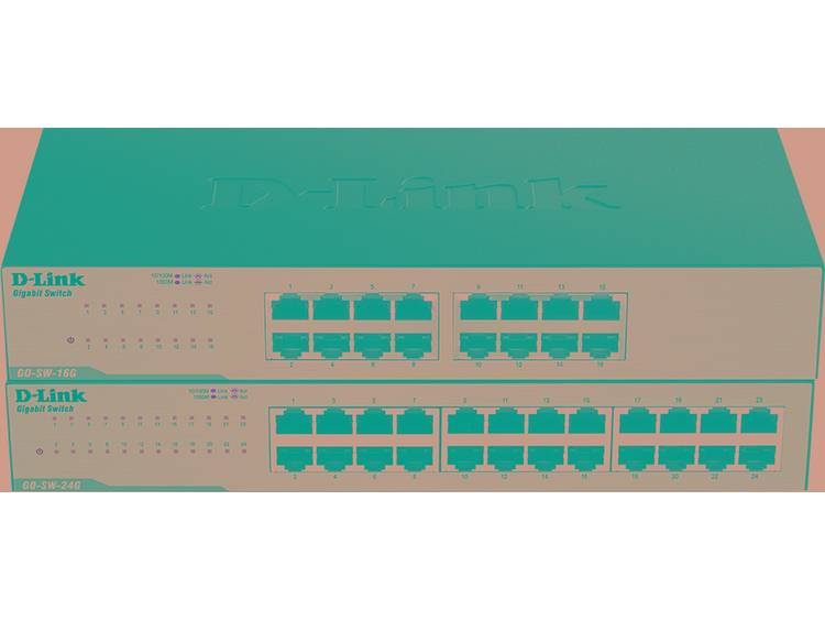 D-Link GO-SW-24G-E Netwerk switch RJ45 24 poorten 1 Gbit-s