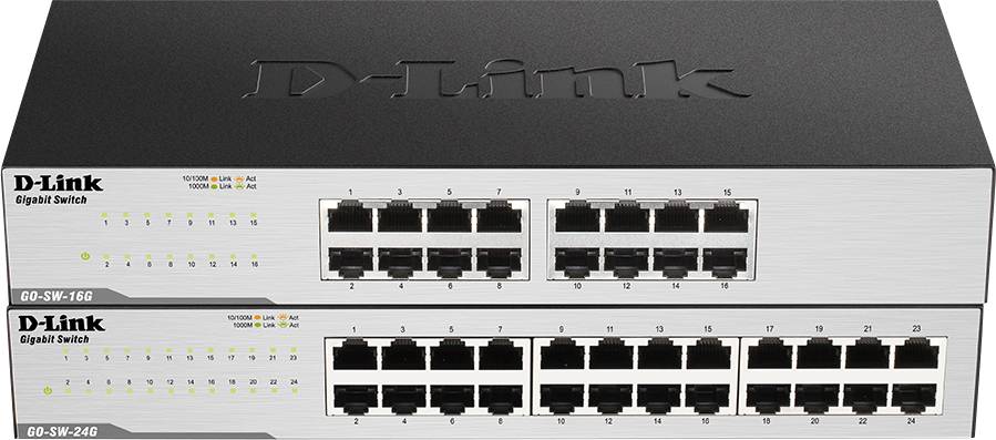 D-Link GO-SW-24G/E GO-SW-24G/E Netwerk switch 24 poorten 1 GBit/s-0