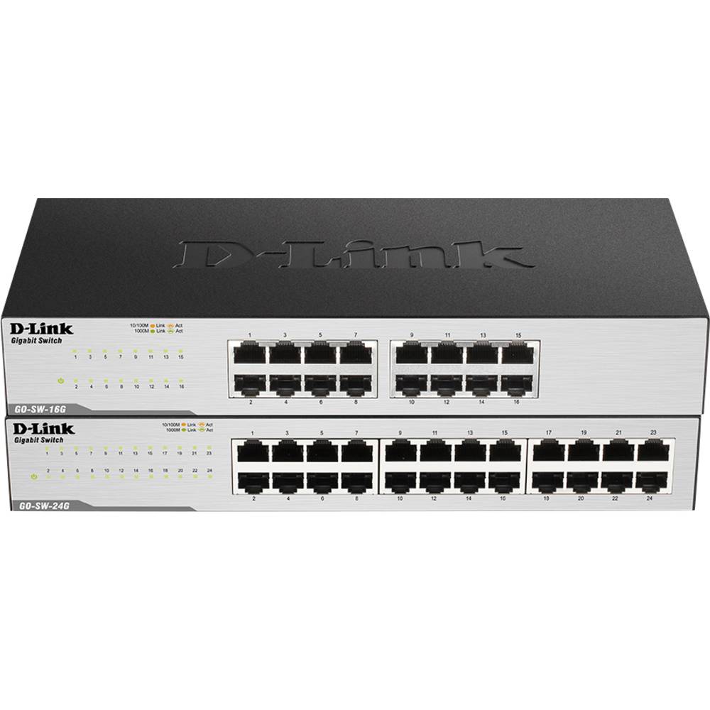 D-Link GO-SW-24G/E Netwerk switch 24 poorten 1 GBit/s