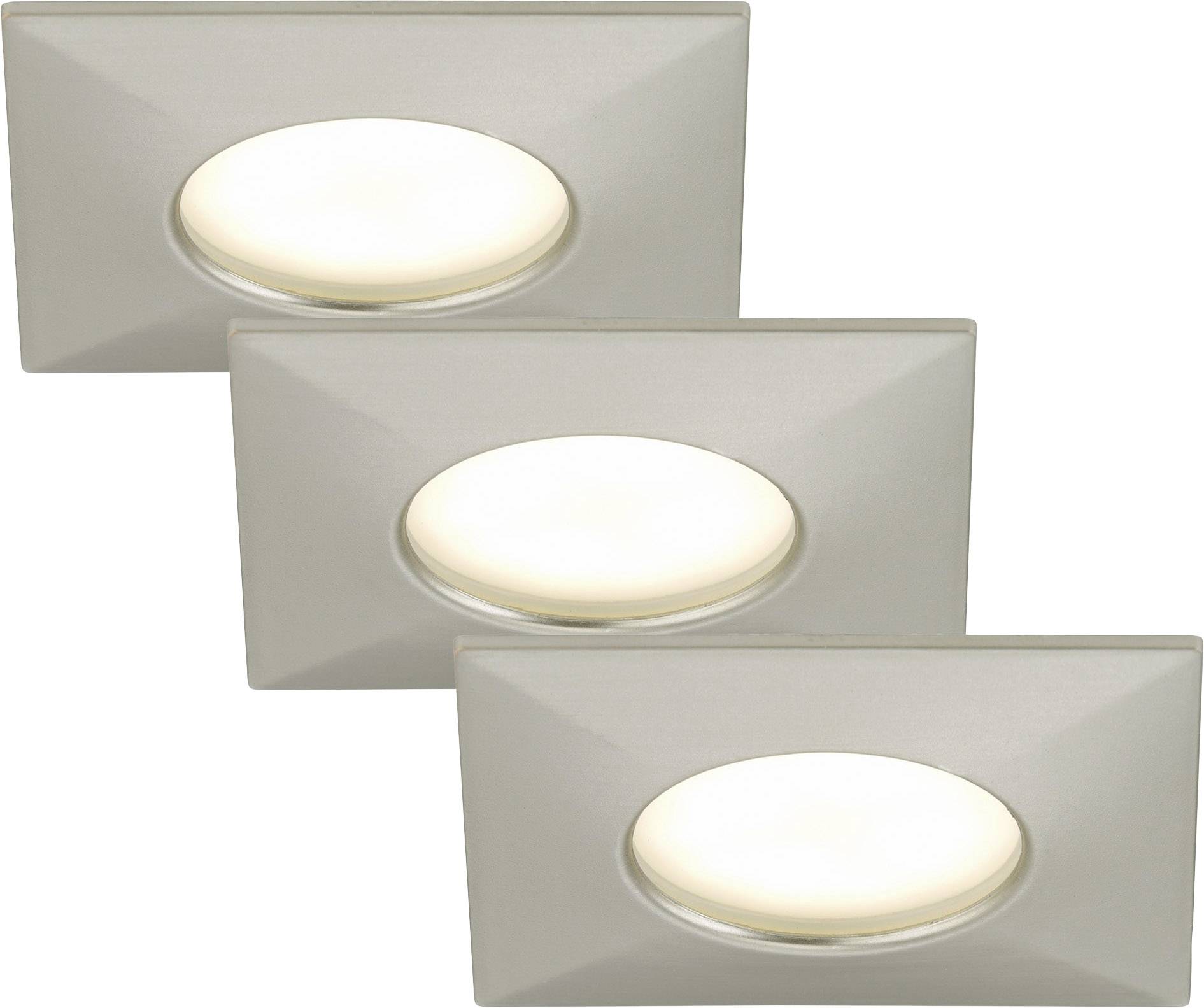 Briloner 7205-032 LED-badkamer inbouwlamp Set van 3 stuks ...