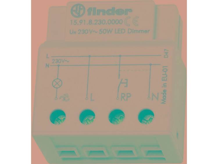 Dimmer Finder 15.91.8.230.0000 230 V-AC 230 V-AC (dimbare LED-lampen) 50 W, (gloei- en halogeenlampe