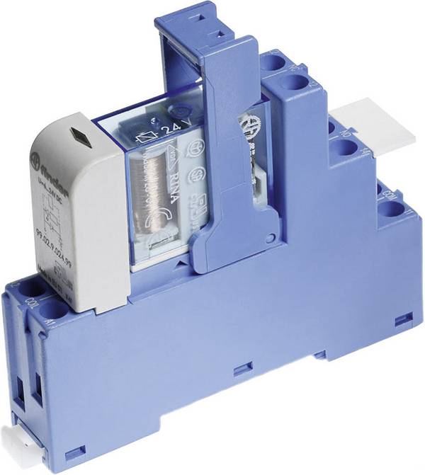 Finder 48.62.7.012.0050 Relaismodule (modulair) Nominale spanning: 12 V/DC Schakelstroom (max.): 10 A 2x wisselcontact  1 stuk(s)