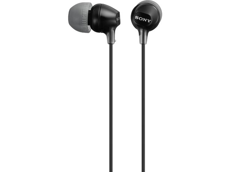 MDR-EX15LP in-ear hoofdtelefoon, Zwart