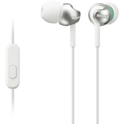 Sony MDR-EX110AP In Ear oordopjes   Kabel  Wit  Headset