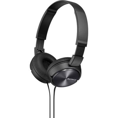 Sony MDR-ZX310 On Ear koptelefoon   Kabel  Zwart  Vouwbaar