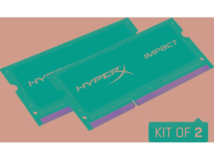 Laptop-werkgeheugen kit HyperX HX429S17IB2K2-16 HX429S17IB2K2-16 16 GB 2 x 8 GB DDR4-RAM 2933 MHz CL
