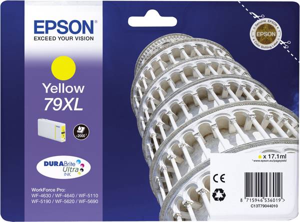 Epson Inktcartridge 79XL Origineel  Geel C 13 T 79044010