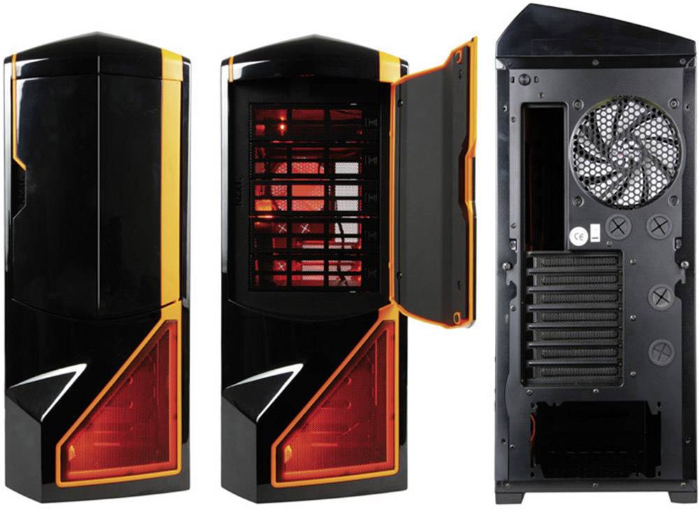 Корпуса фулл тауэр. Корпус NZXT Phantom. NZXT Phantom Full Tower. Корпус NZXT Phantom Orange. Корпус NZXT Phantom Black.