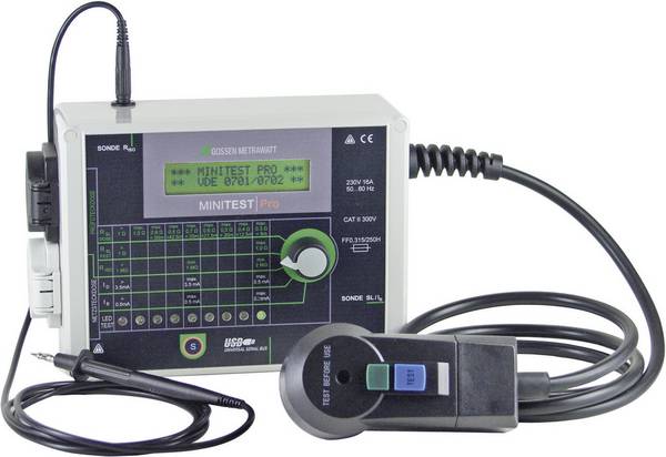 Gossen Metrawatt MINITEST Pro Apparaattester VDE-norm 0701-0702