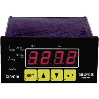 Greisinger GIR 2002  0 - 1 V/0 - 2 V/0 - 10 V/0 - 50 mV/4 - 20 mA/0 - 20 mA/0 - 10 kHz/0 - 9999 omw./min. 