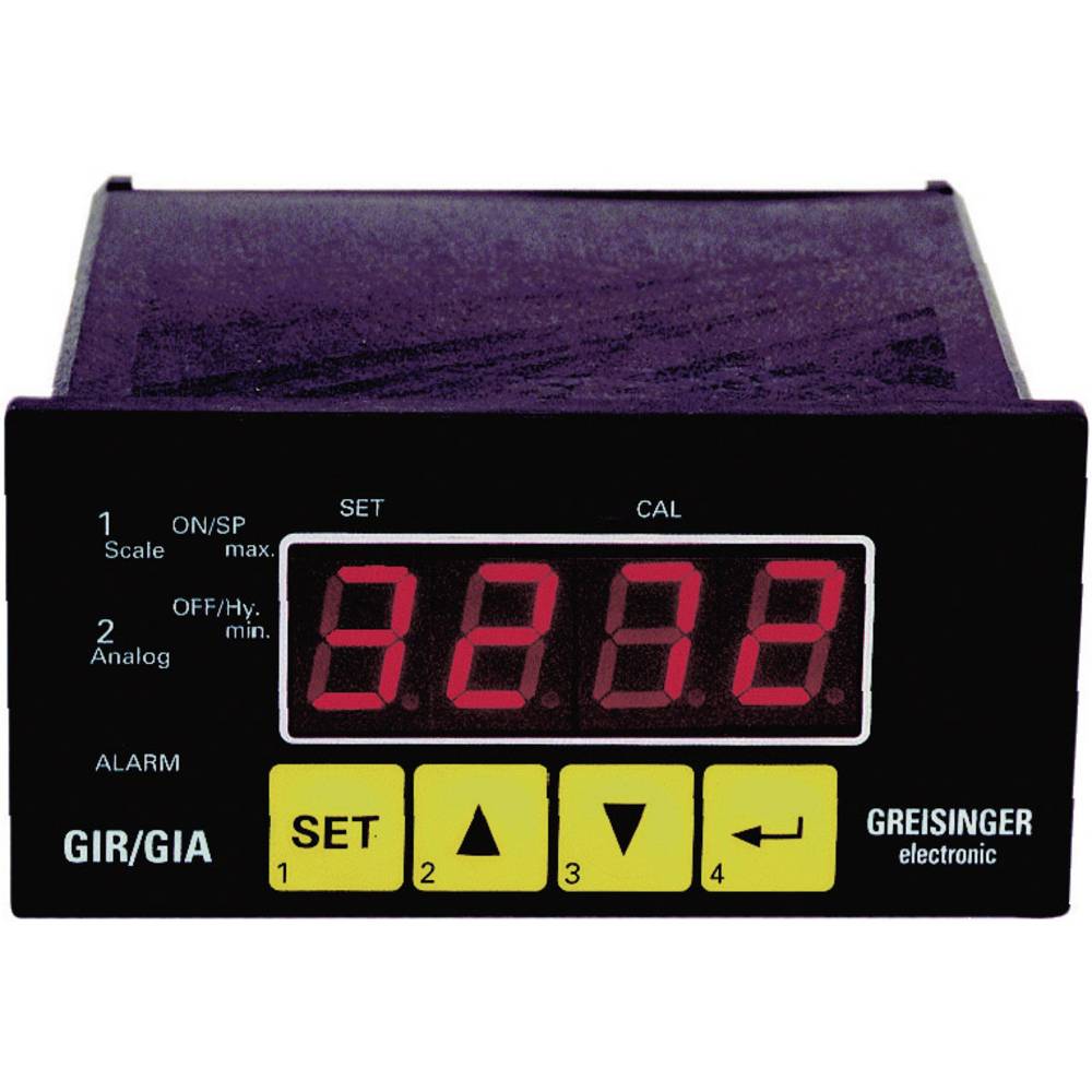 Greisinger GIR 2002 0 - 1 V/0 - 2 V/0 - 10 V/0 - 50 mV/4 - 20 mA/0 - 20 mA/0 - 10 kHz/0 - 9999 omw./min.