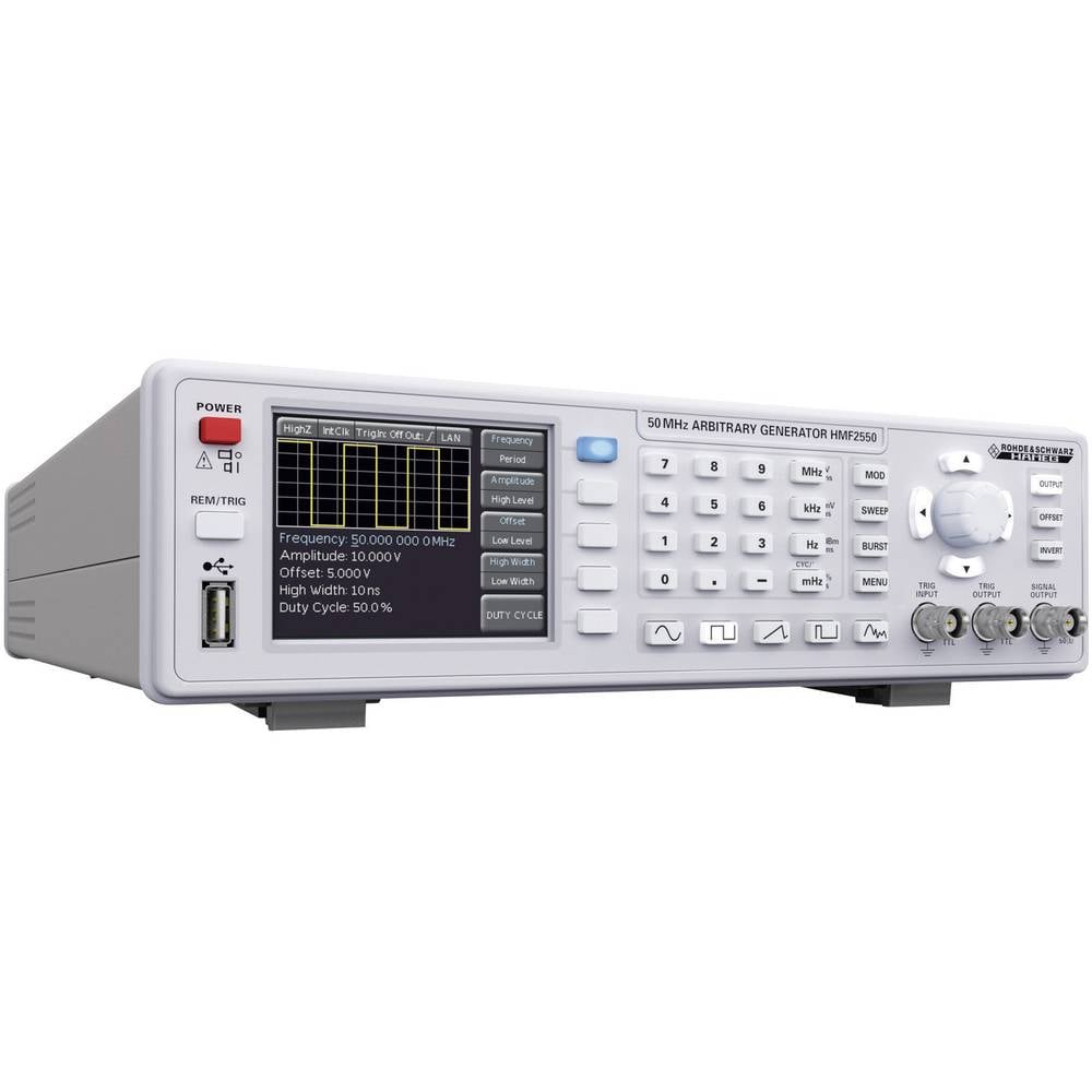 Rohde & Schwarz HMF 2550 Functiegenerator 10 µHz - 50 MHz 1-kanaals Sinus, Blok, Puls, Driehoek, Arbitrair
