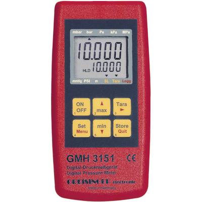 Greisinger GMH 3151 Gasdrukmeter  Luchtdruk 0.0025 - 0.6 bar 
