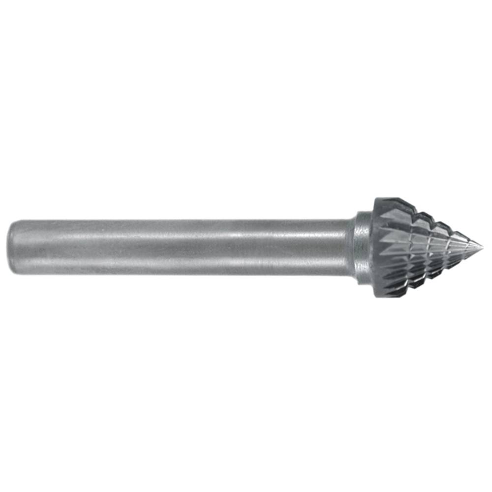 Exact 72421 Freesstift Hardmetaal Kegel Lengte 38 mm Schachtdiameter 3 mm