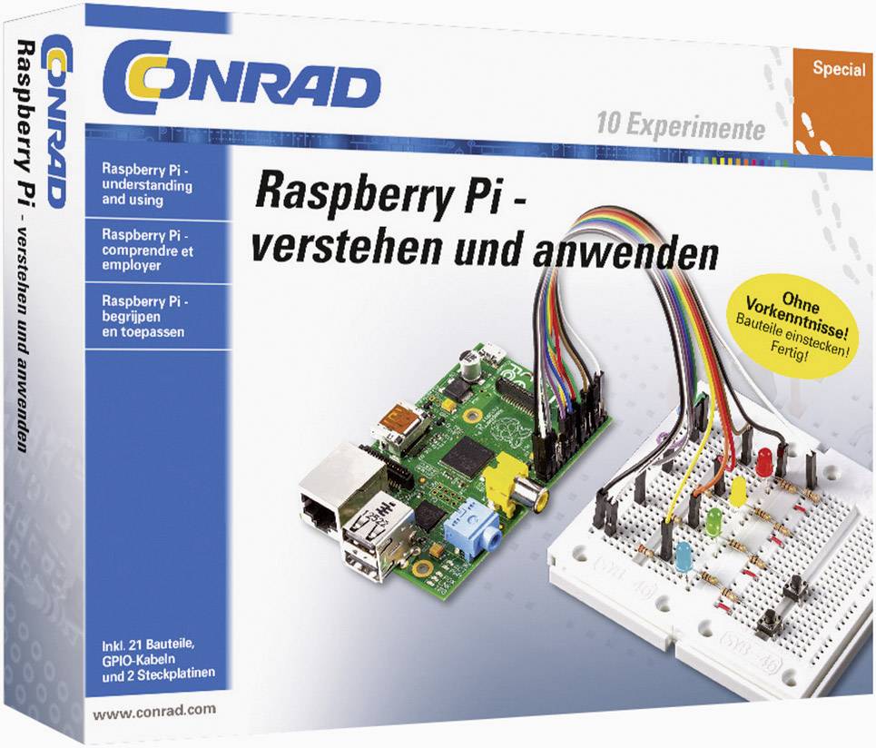 Conrad Components 1225953 Raspberry Pi Elektronica, Programmeren, Raspberry Pi Leerpakket-2