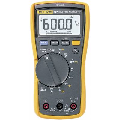 Fluke 2583647-ISO Multimeter Kalibratie (ISO) Digitaal  CAT III 600 V Weergave (counts): 6000