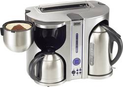 BEEM Ecco de Luxe 4 in Koffiezetapparaat RVS koppen=8 Met waterkoker, Met toaster | Conrad.be