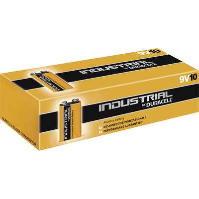 9V batterij (blok) Duracell Industrial 6LR61 Alkaline   50 stuk(s)