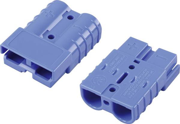 TRU COMPONENTS 50A-hoogstroom-batterijconnector Blauw Inhoud: 1 stuk(s)