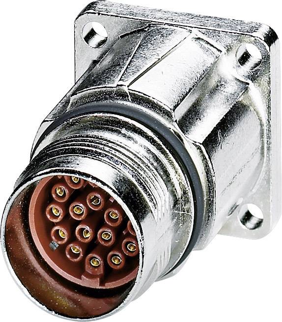 M17 Compact apparaatconnector voorwandmontage 1607653 ST-17S1N8AW400S Zilver Phoenix Contact Inhoud: 1 stuk(s)