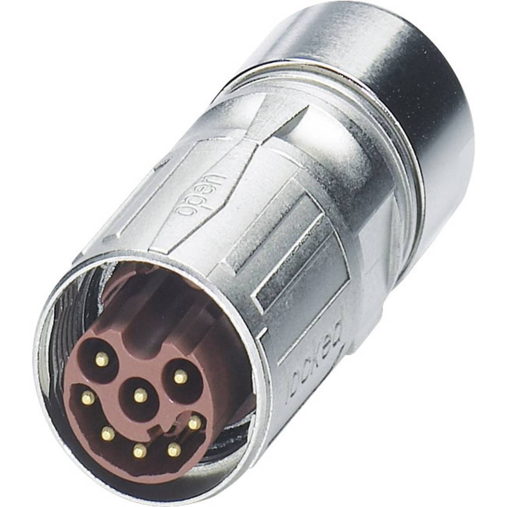 M17 Compact kabelconnector 1618641 ST-08P1N8A8K02S Zilver Phoenix Contact Inhoud: 1 stuk(s)
