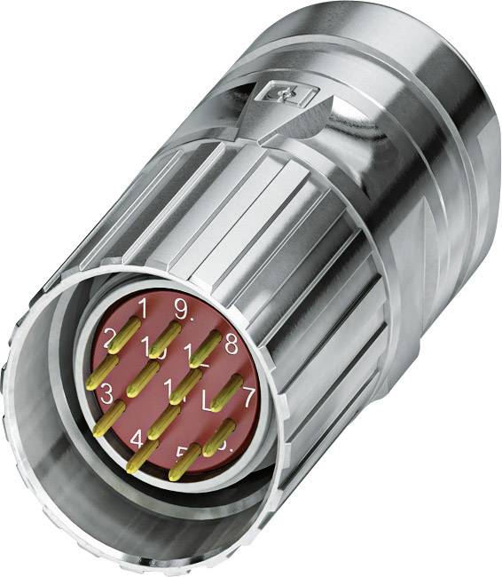 M23 Feedbackconnector 1619607 CA-17M1N8A8504 Zilver Phoenix Contact Inhoud: 1 stuk(s)