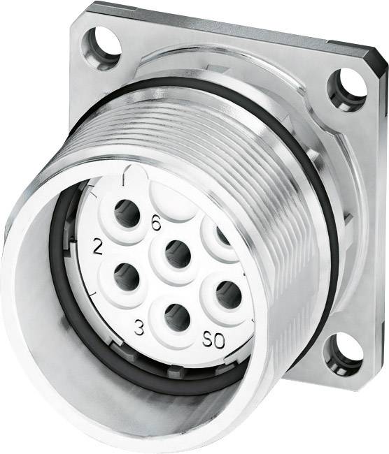 M23-kontakter, fläns 1619971 CA-09S1N8A2S00 Silver Phoenix Contact Innehåll: 1 st