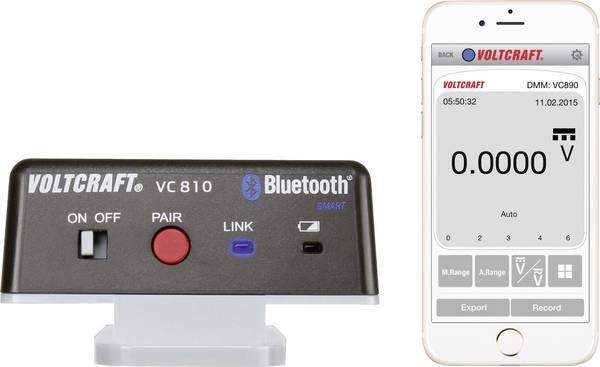 VOLTCRAFT VC810 VC810 Bluetooth-adapter 1 stuk(s)