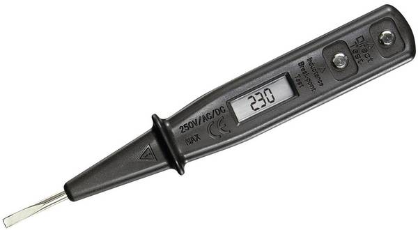VOLTCRAFT MS-100 Contactloze spanningstester  CAT II 250 V LCD