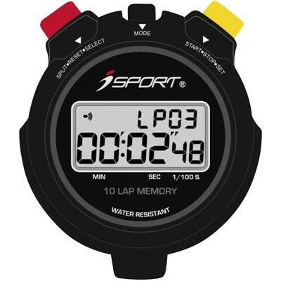 iSport JG021 Pro Digitale stopwatch Zwart