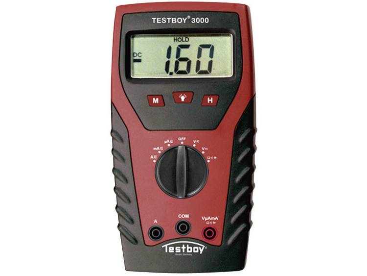 Testboy TB-3000 Handmultimeter Digitaal CAT IV 600 V Weergave (counts): 2000
