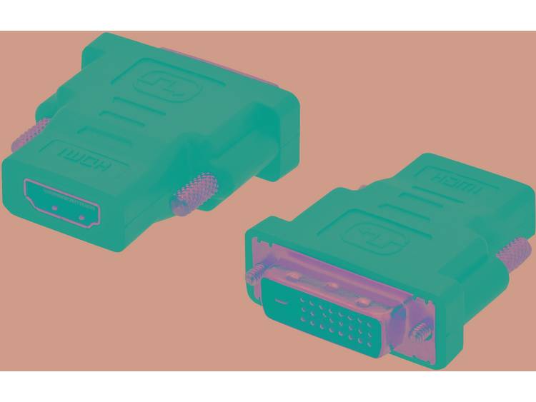 ednet HDMI-DVI Adapter [1x HDMI-bus <=> 1x DVI-stekker 18+1-polig] Zwart
