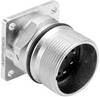 Amphenol MA1LAE1200 Ronde connector Flensbus, contacten recht Totaal aantal polen: 12 Serie (ronde connectoren): MotionGrade™ 1 stuk(s)