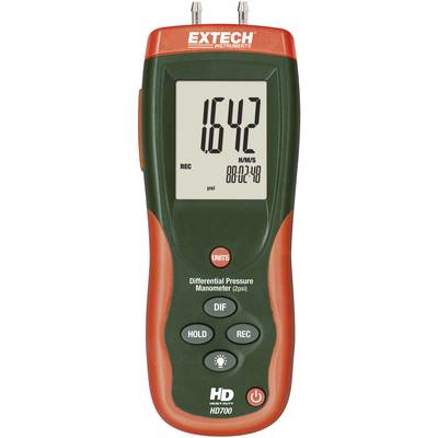 Extech HD700 Gasdrukmeter Kalibratie (ISO) Luchtdruk 0 - 0.1378 bar 
