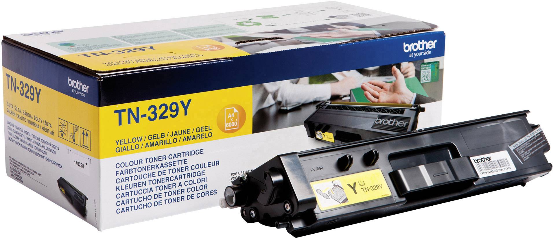 Brother 4977766735087 Brother - TN-329Y tonercartridge 1 stuk(s) Origineel Geel