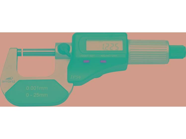 Digitale micrometer Helios Preisser 0912501 Meetbereik(en) 0 25 mm