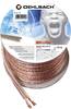 Oehlbach 102 Luidsprekerkabel 2 x 2.5 mm² Transparant 10 m