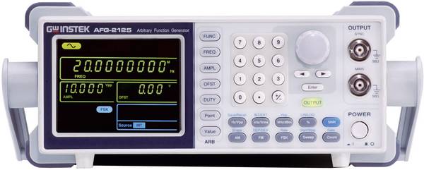 GW Instek AFG-2112 Functiegenerator  0.1 Hz - 12 MHz 1-kanaals  Arbitrair, Sinus, Blok, Ruis, Driehoek