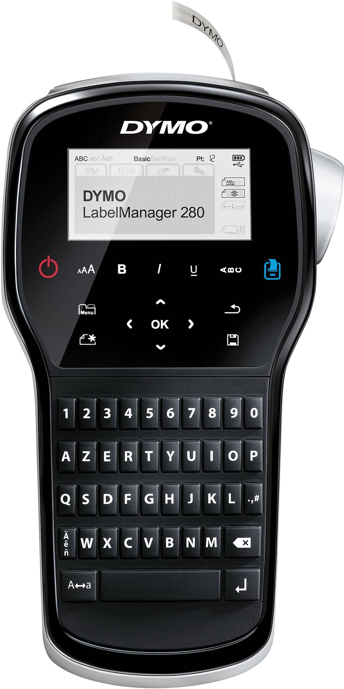 DYMO LabelManager 280 / FR-BE-CH Labelmaker Geschikt voor labels: D1 6 mm, 9 mm, 12 mm-0
