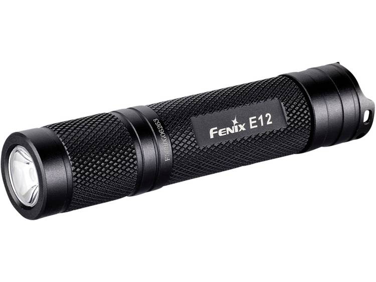 Fenix E12 LED Mini zaklamp Werkt op batterijen 130 lm 29 g Zwart