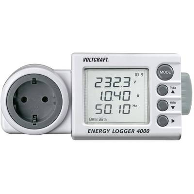 VOLTCRAFT ENERGY-LOGGER 4000 Energiekostenmeter Instelbaar stroomtarief, Kostenprognose-1