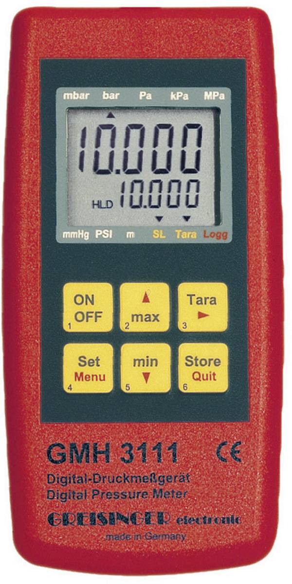 Greisinger GMH 3111 Gasdrukmeter  Luchtdruk 0.0025 - 1000 bar